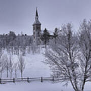 The Church In Utsjoki Finland Poster