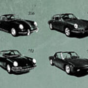 The Classic Porsche Collection Poster