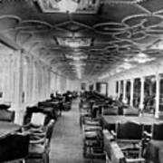 The Dining Room Of The Rms Titanic Poster