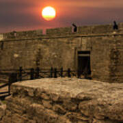 The Drawbridge At Castillo De San Marcos Poster