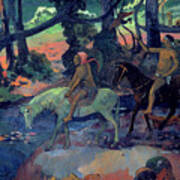 The Escape, The Ford, 1901 By Paul Gauguin Poster