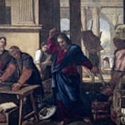 The Expulsion Of The Money Changers From The Temple Poster