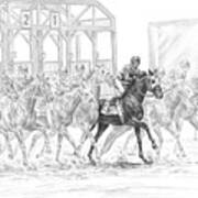 The Favorite - Horse Racing Art Print Poster