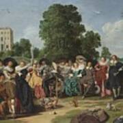 The Fete Champetre, 1627 Poster