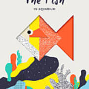 The Fish In Aquarium Poster