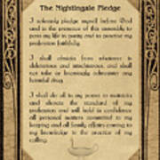 The Florence Nightingale Pledge 1893 Poster