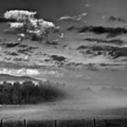 The Fog Rises In Cades Cove Poster