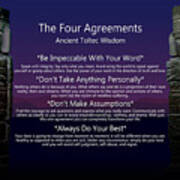 The Four Agreements Poster Poster