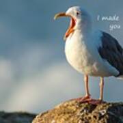 The Gull Said I Made You Yawn Poster