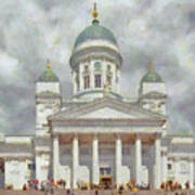 The Helsinki Cathedral Poster