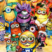 The Invasion Of The Minions Poster