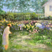 The Iris Garden Poster