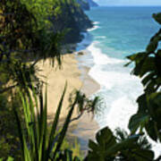 The Kalalau Trail Of Kauai Poster