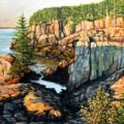 The Light Dawns On West Quoddy Head Poster