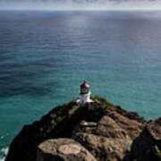 The Lighthouse At Makapu'u Poster