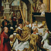 The Mass Of Saint Gregory The Great Poster