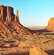 The Mittens, Sandstone Buttes, Monument Valley Poster