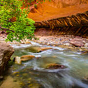 The Narrows Zion National Park Poster