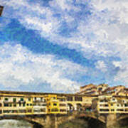 The Ponte Vecchio Bridge Poster
