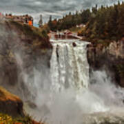 The Powerful Snoqualmie Falls Poster