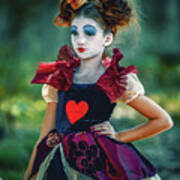 The Queen Of Hearts Alice In Wonderland Poster