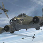 B-17 The Ragged Irregulars Poster