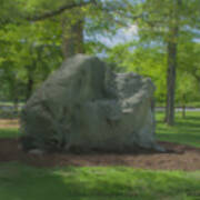 The Rock At Frothingham Park, Easton, Ma Poster