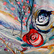 The Rose Of Chagall Poster