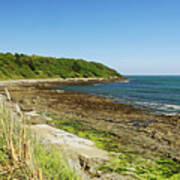 The Rugged Castle Beach - Falmouth Poster