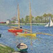 The Seine At Argenteuil Poster