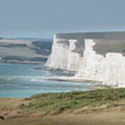 The Seven Sisters White Cliffs Poster