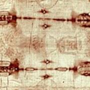 The Shroud Of Turin Jesus Christ Burial Cloth Holy Face Poster