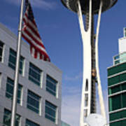 The Space Needle Too Poster