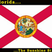 The State Flag Of Florida Poster