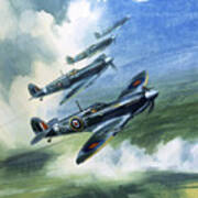 The Supermarine Spitfire Mark Ix Poster