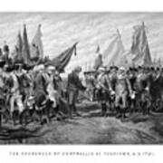 The Surrender Of Cornwallis At Yorktown Poster