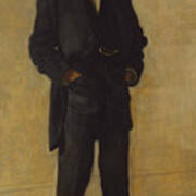 The Thinker, Portrait Of Louis N. Kenton Poster