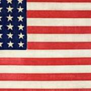 The Thirty-six Star Flag Of The United States Of America Poster