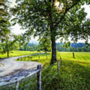 The Valley At Cades Cove Poster
