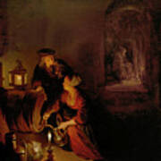 The Wine Cellar. An Allegory Of Winter Poster