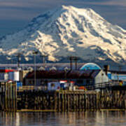 Thea Foss Waterway And Rainier 2 Poster