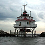 Thomas Point Shoal Lighthouse - Up Close Poster