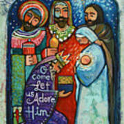 Three Kings O Come Let Us Adore Him Poster