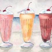 Three Milkshakes Poster