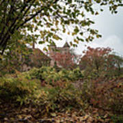 Through Leaves, Sissinghurst Castle Gardens Poster
