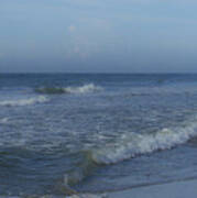 Tide Rolling In Ocean Isle Beach North Carolina Poster