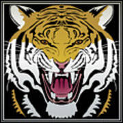 Tiger Head Poster
