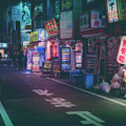 Tokyo Side Streets, Japan Poster
