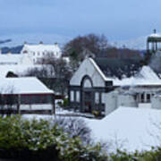 Tormore Distillery And Houses Poster