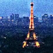 Tour Eiffel Illuminer Poster